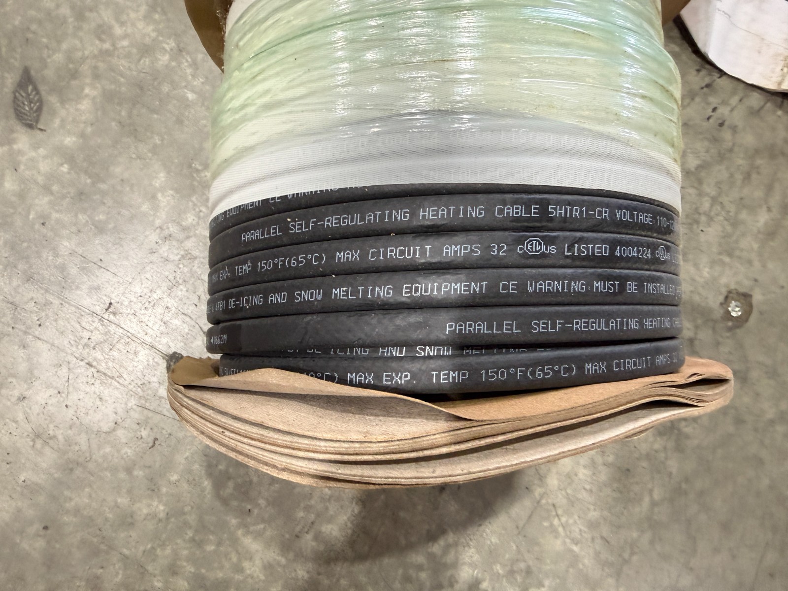 Electric Heating Cable, Model 5HTR1-CR, 250 ft. 120V, GRAINGER APPROVED 13R085