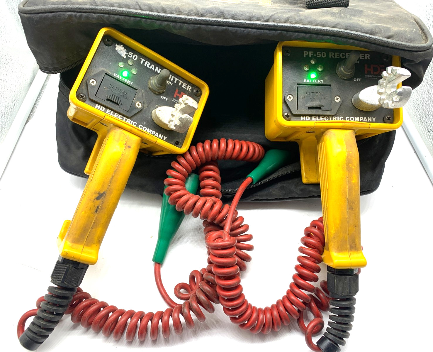 HD Electric Company HDE PF-50 Transmitter Receiver Set With Carrying Case