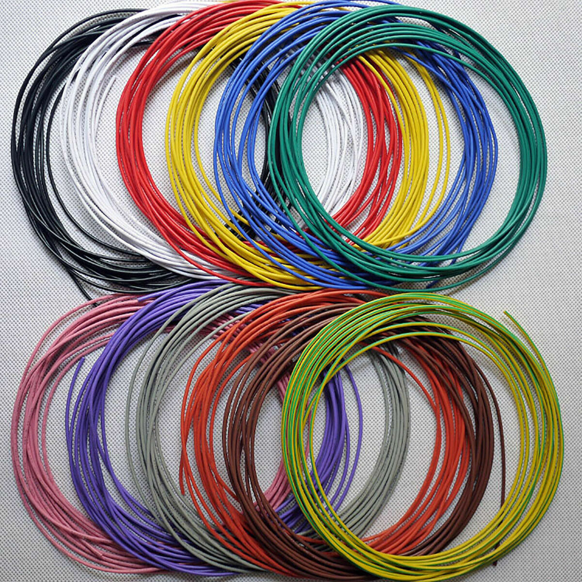 16awg – 30awg Flexible Electronic Wire UL1007 Stranded Cable 11 Colors Choose