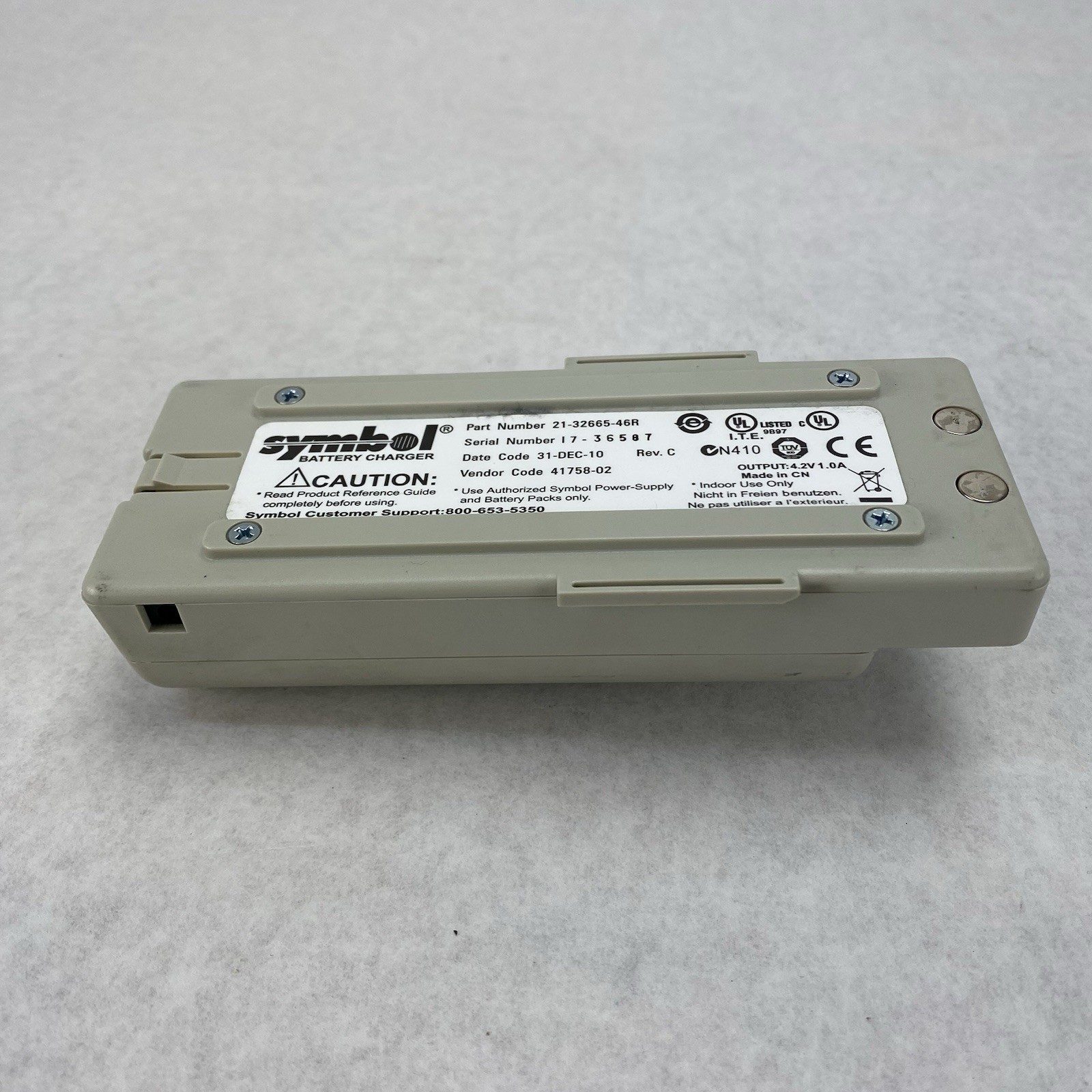 Symbol 21-32665-46R Universal Battery Charger Adapter (Lot of 4)