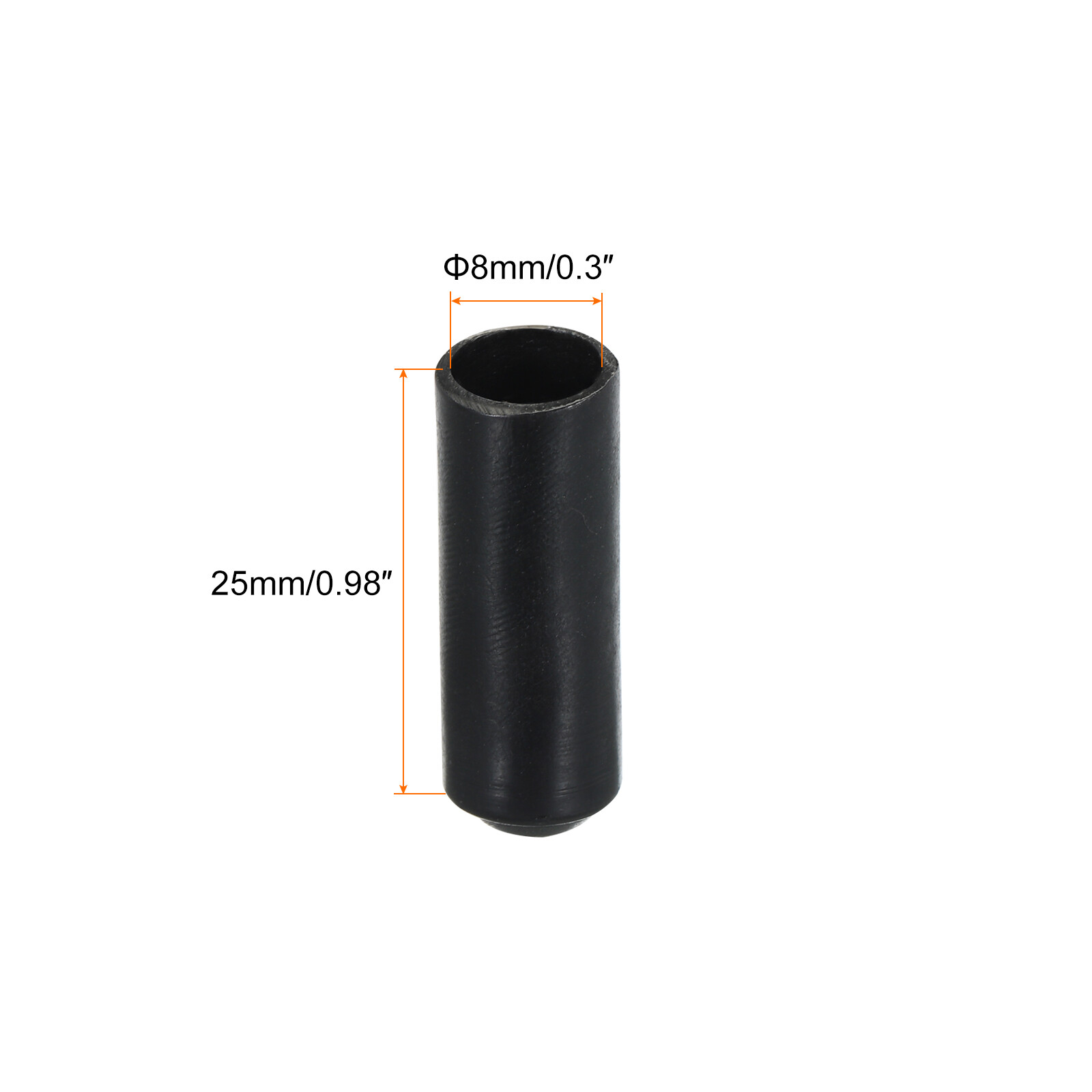 50Pcs Heat Shrink End Cap 8mm 2:1 Electrical Sealed Heat Shrink Tubing Cap