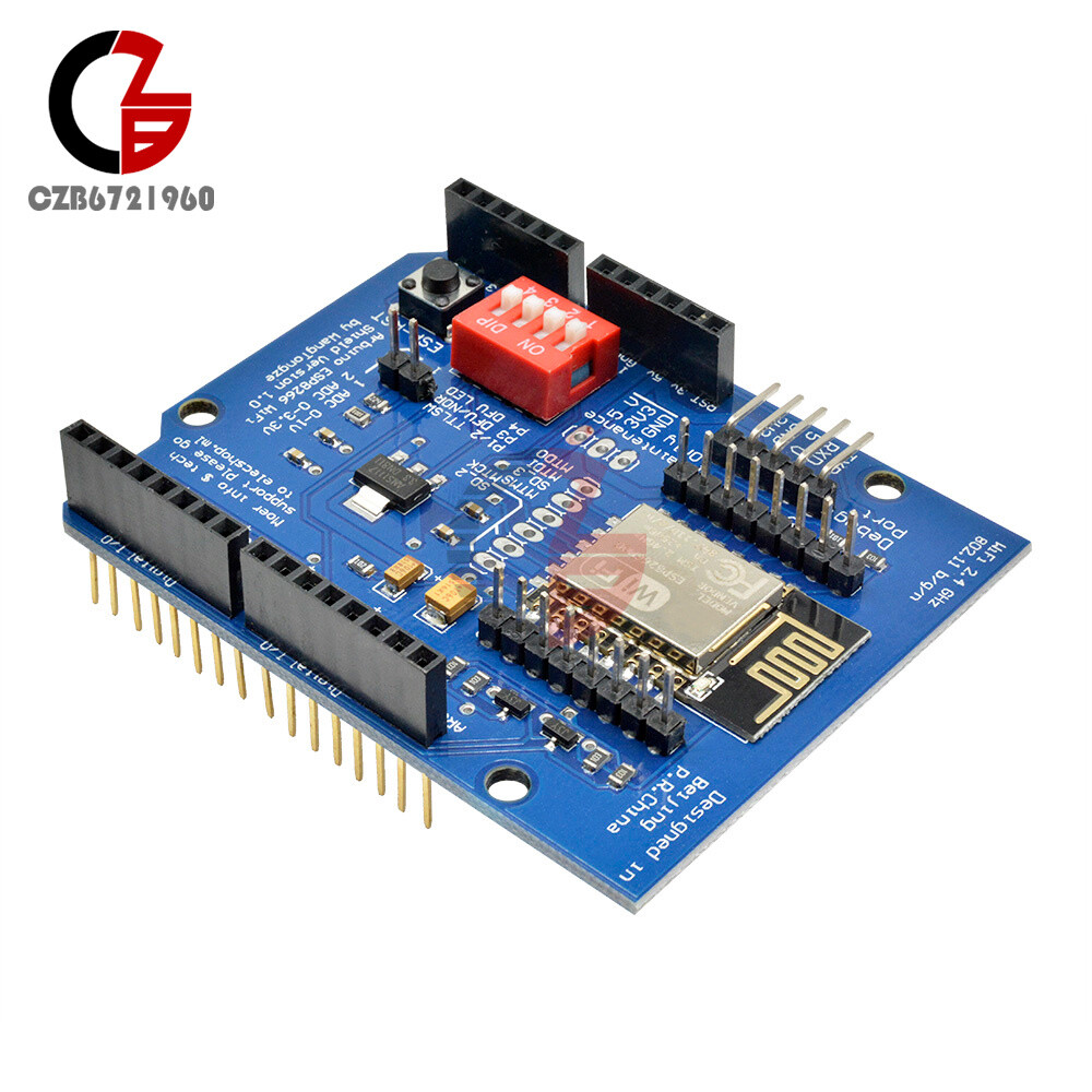 ESP-12E ESP8266 UART WIFI Wireless Shield TTL Converter for Arduino UNO R3 Mega