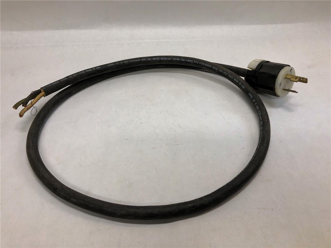 Carol 3/C 10AWG Water Resistant SJ00W FT-2 P-7K-123033 MSHA 300V RoHS