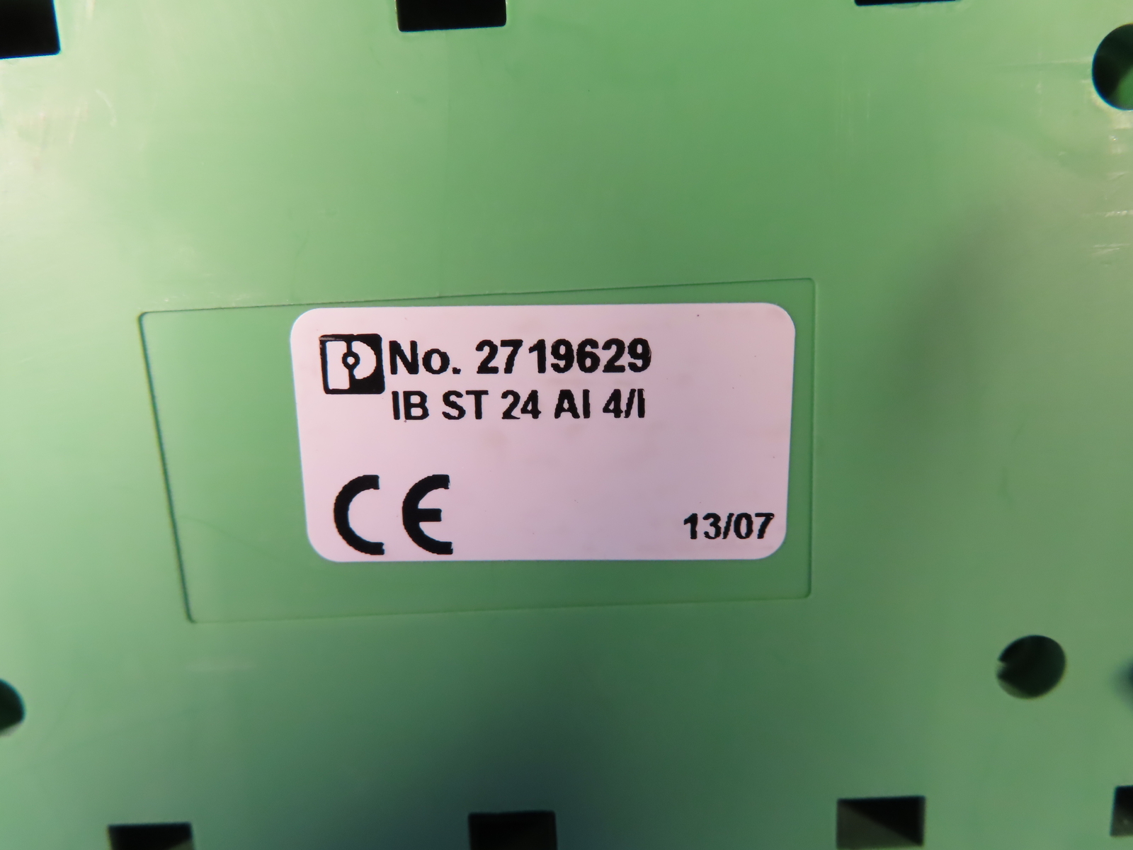 PHOENIX CONTACT ANALOG INPUT MODUL IB STME 24 AI 4/I 2719645 2719629 1YEAR WARRA