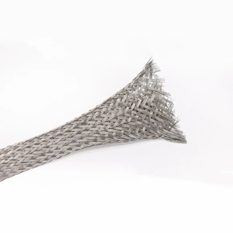 Shielded Copper Braided Expandable Sleeve Cable Wire Sheath Mesh Loom 2mm-28mm