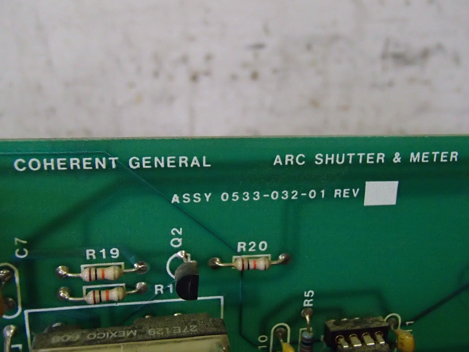 Coherent General ARC/Meter/Shutter Module 0533-032-01 _ 053303201 _Circuit Board