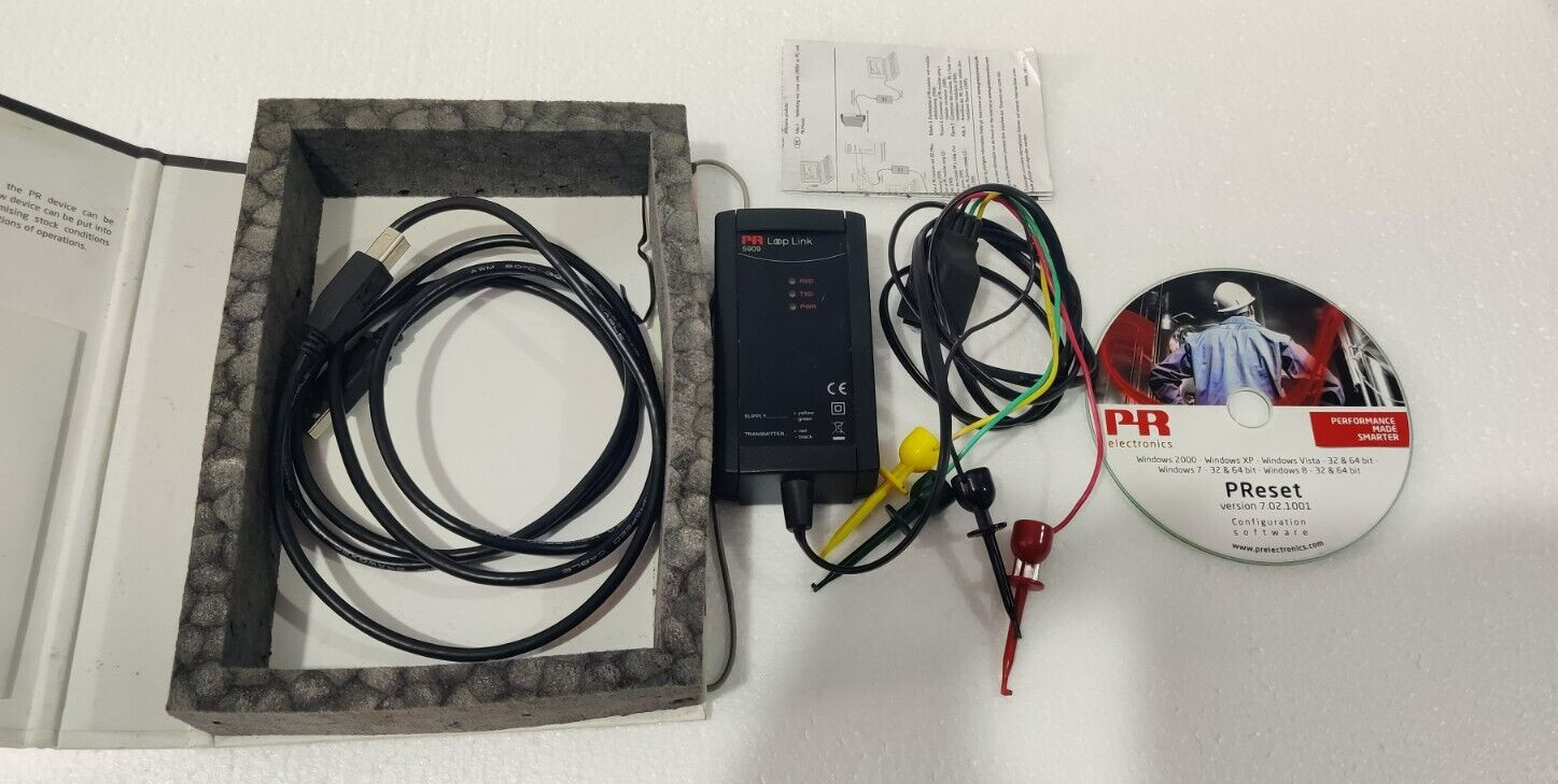 PR ELECTRONICS LOOP-LINK COMMUNICATIONS INTERFACE 5909 MADE IN DENMARK
