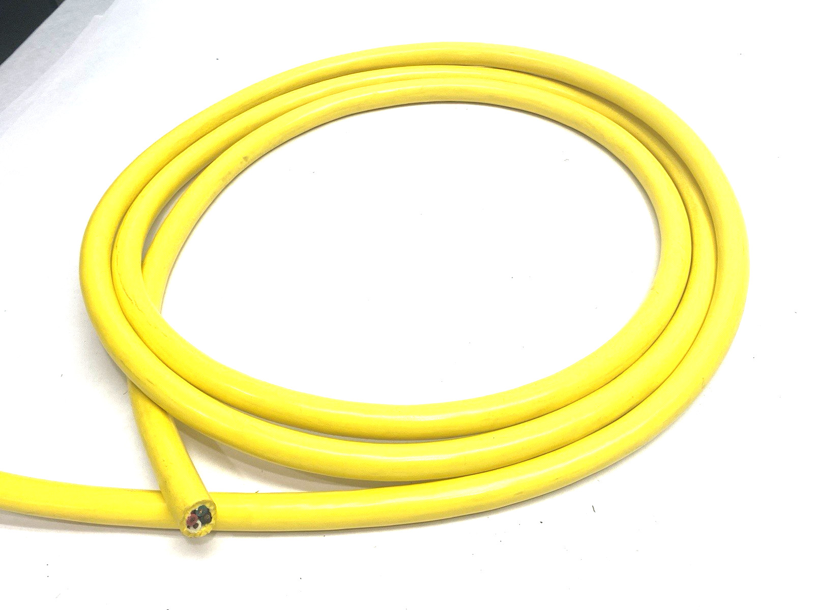 Carol 02426.35T.05 Portable 12/4 SOOW Yellow Cord 0.65″ OD, LOT OF 15 FEET