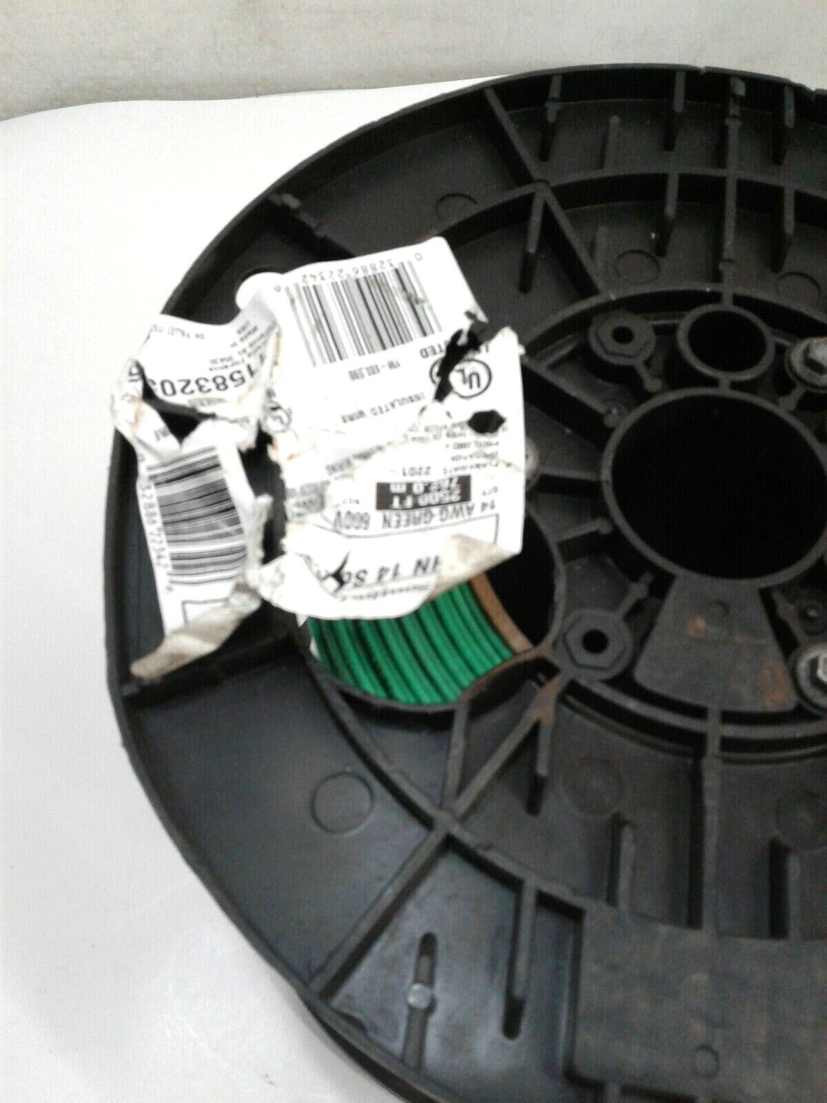 SouthWire 11583205 THHN 14 AWL SOL Copper Wire Heat Resistant 600V Green 2500′