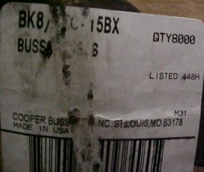 25 Cooper Bussmann ABC-15 Fuses ¼” x 1-¼ 250V 15A, Fast Ceramic BK8/ABC-15BX New