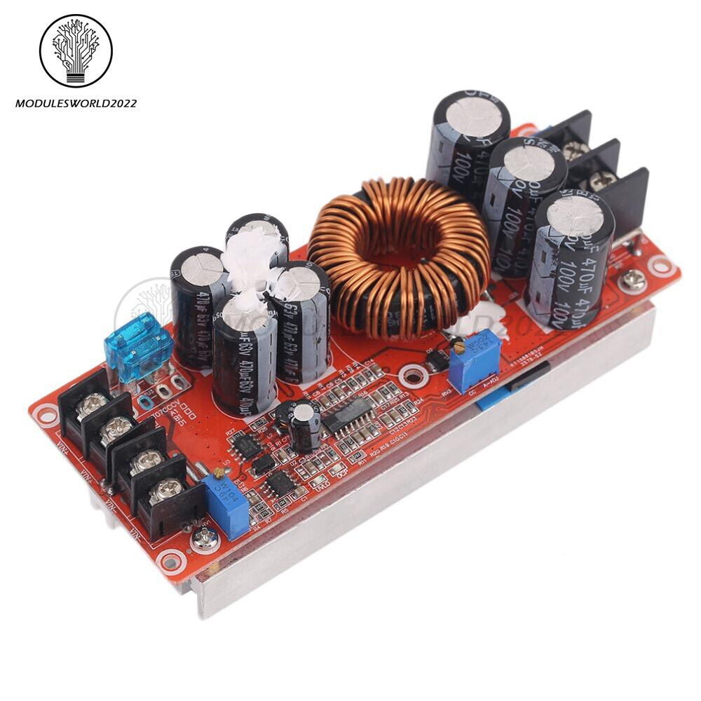 1200W 20A/1500W 30A/1800W 40A DC-DC Converter Boost Step up Power Supply Module