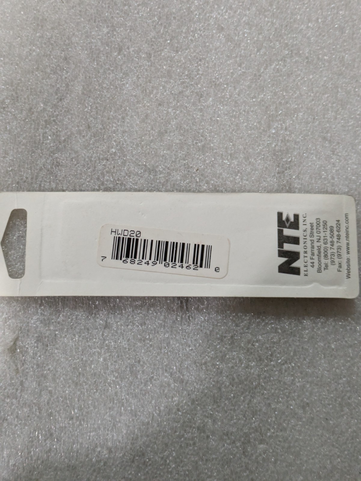 NTE FLAMEPROOF RESISTOR 1/2W .20 OHM 5% HWD20