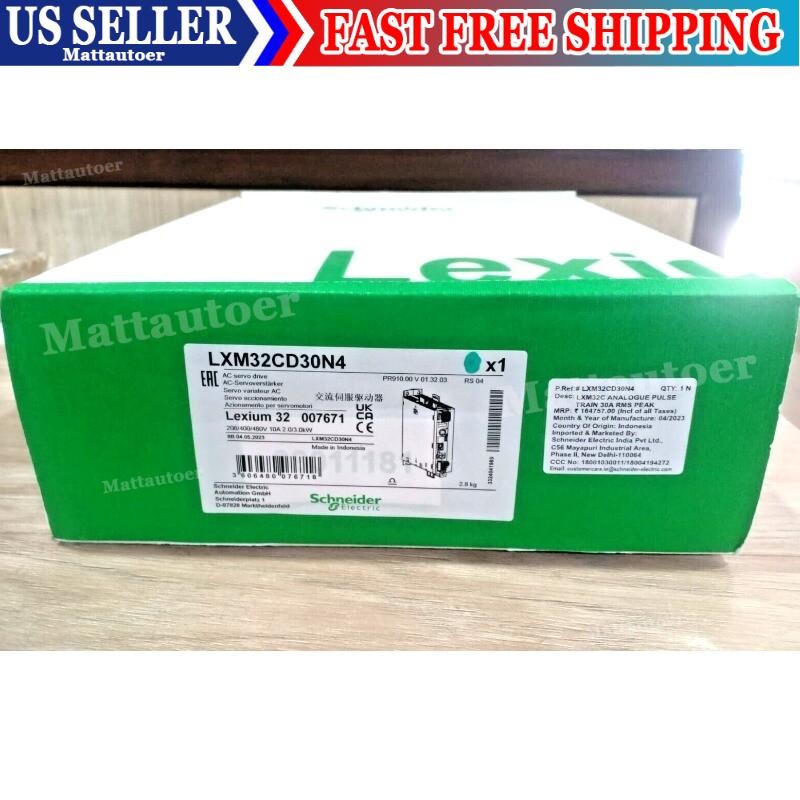 LXM32CD30N4 SCHNEIDER motion servo drive, Lexium 32,30A,208to480V, 3kW-Brand New