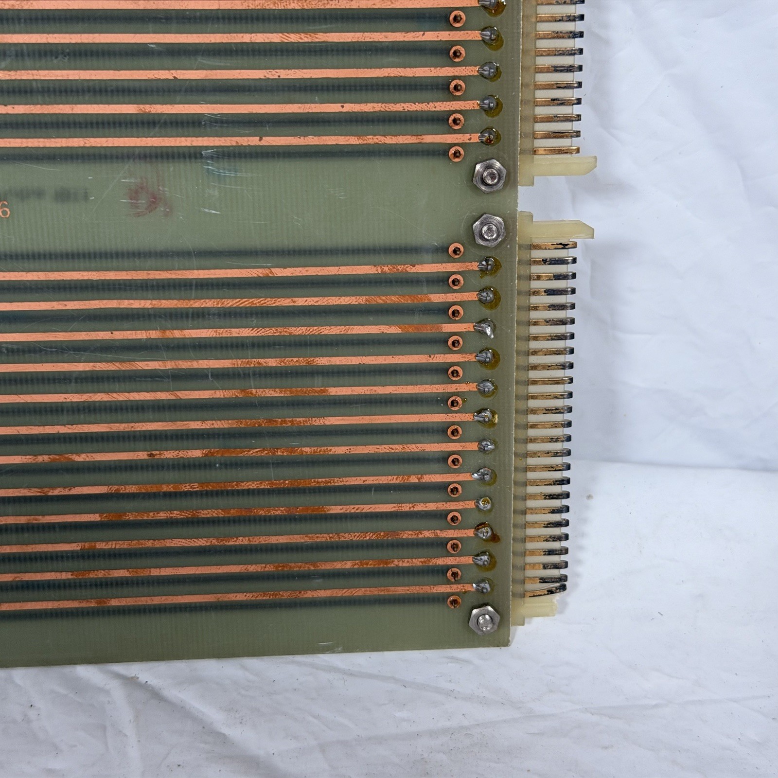 Vintage FUBA PH-41: 6 A 51 Connector Board, Industrial Gold Plated Bus Bar 1011