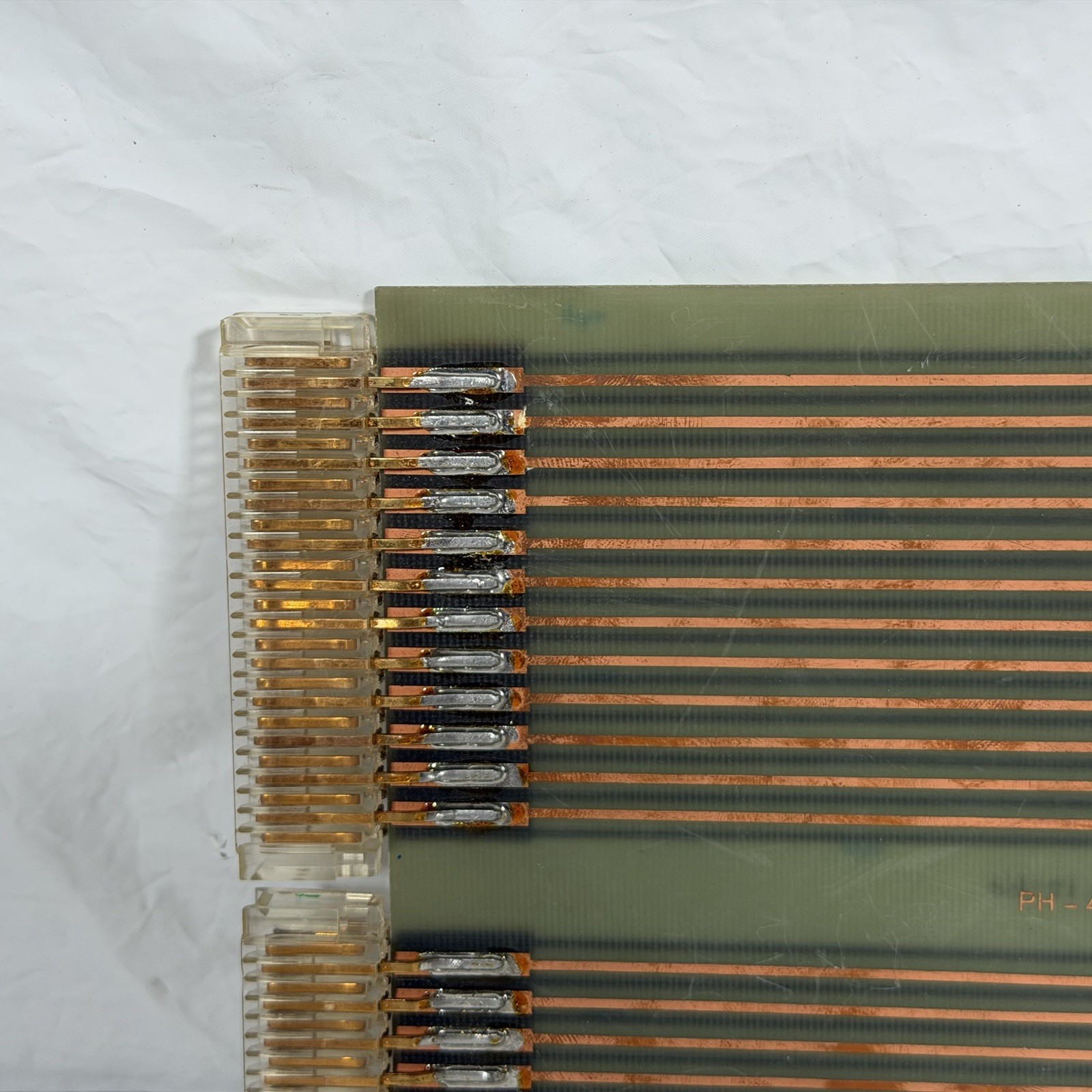 Vintage FUBA PH-41: 6 A 51 Connector Board, Industrial Gold Plated Bus Bar 1011
