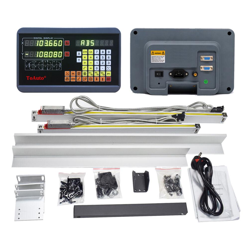 DRO 2 Axis / 3 Axis Digital Readout Display 5 Micron Linear Scale 100mm-1000mm