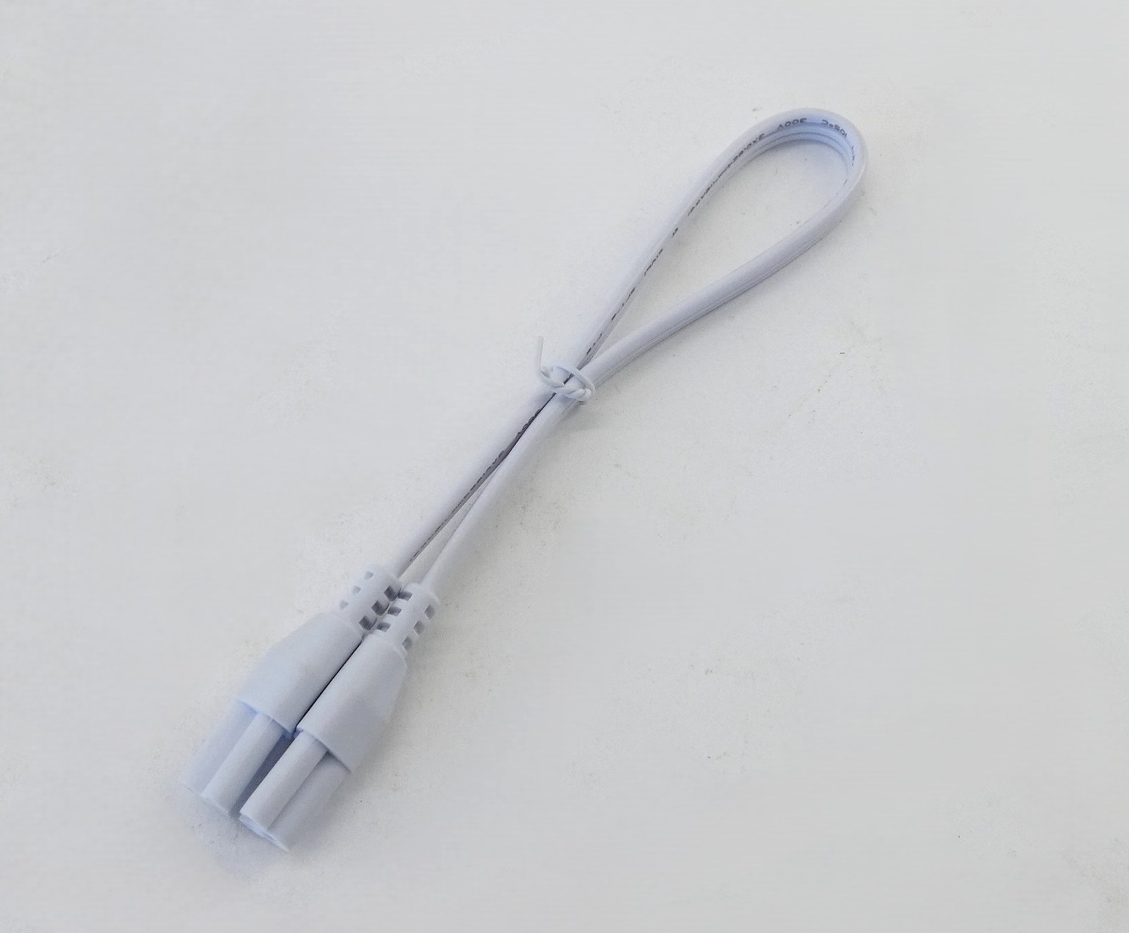 *Lot of 2* SPT-2 Lighting Cable 300V w/ Hardware VW-1 White – NEW Surplus!