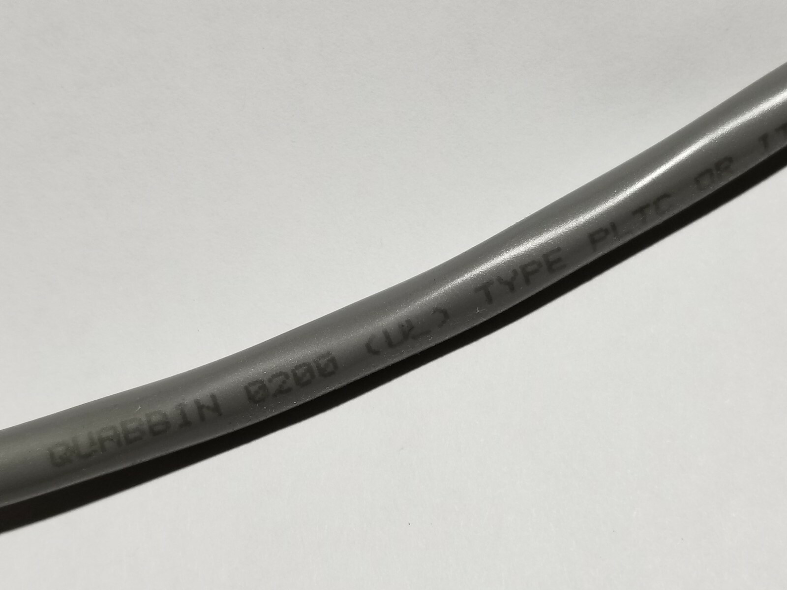 Quabbin 0200 18/3C PLTC/ITC UV Resistant Tray Cable = Belden 9493 Gray /50ft
