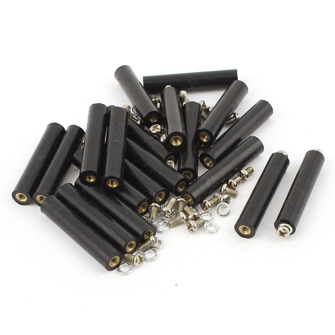 20Pc M3 Female Thread 8x40mm Insulated Standoffs for PCB Boards Motherboards