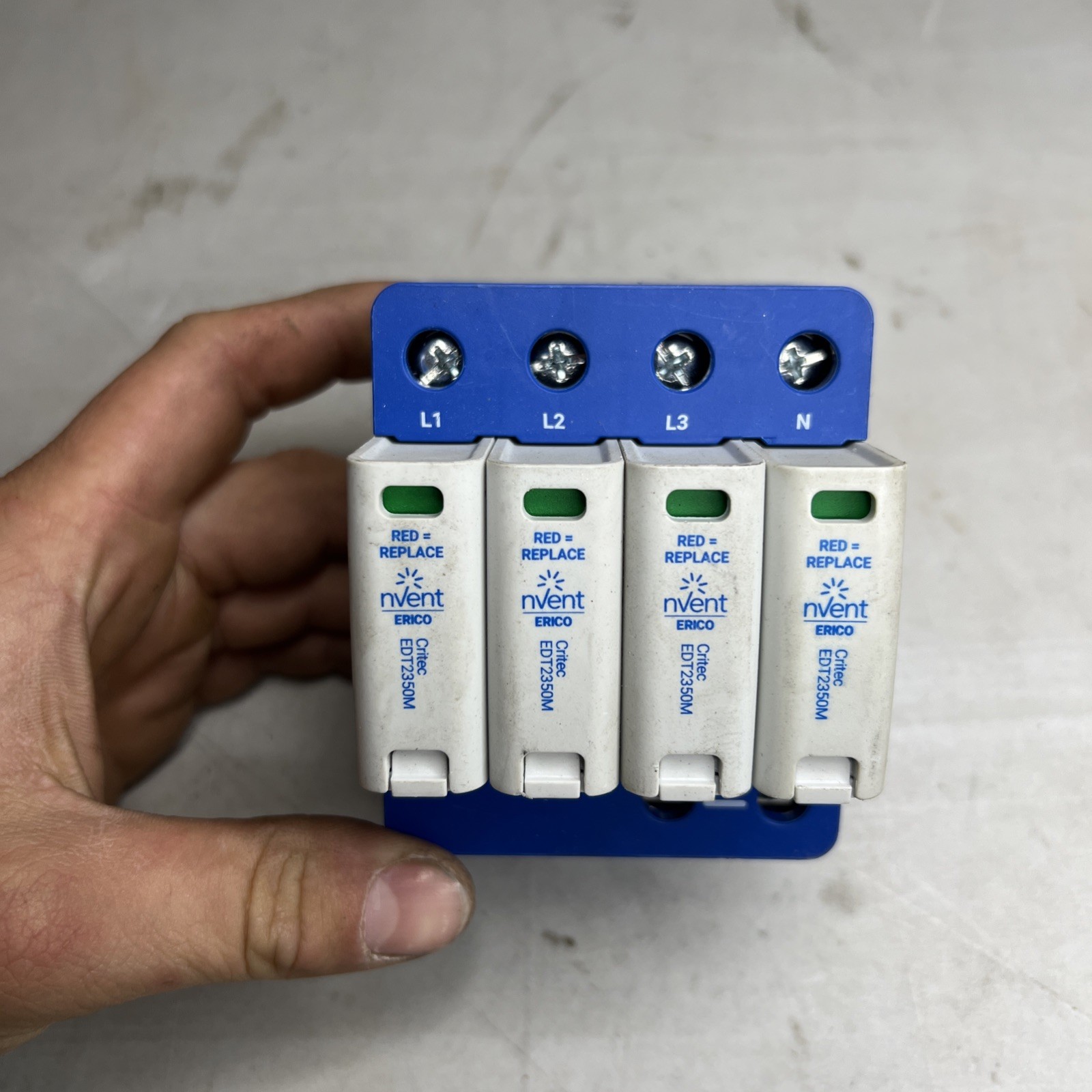 ERICO NVENT EDT2350M SURGE PROTECTOR Din Rail