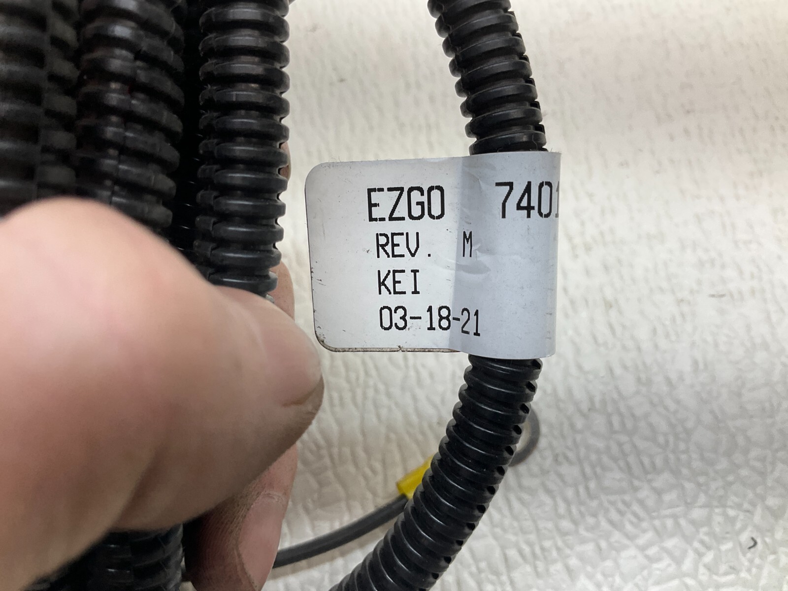 Ezgo TXT 74018G01 Accessory Harness Rev M New (TSC)