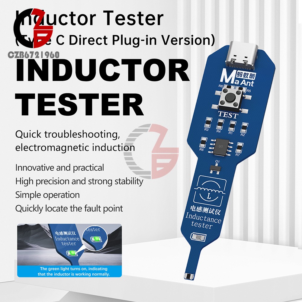 5x Inductance Tester Motherboard Coil Inductance Detector PC Rapid Fault Detect