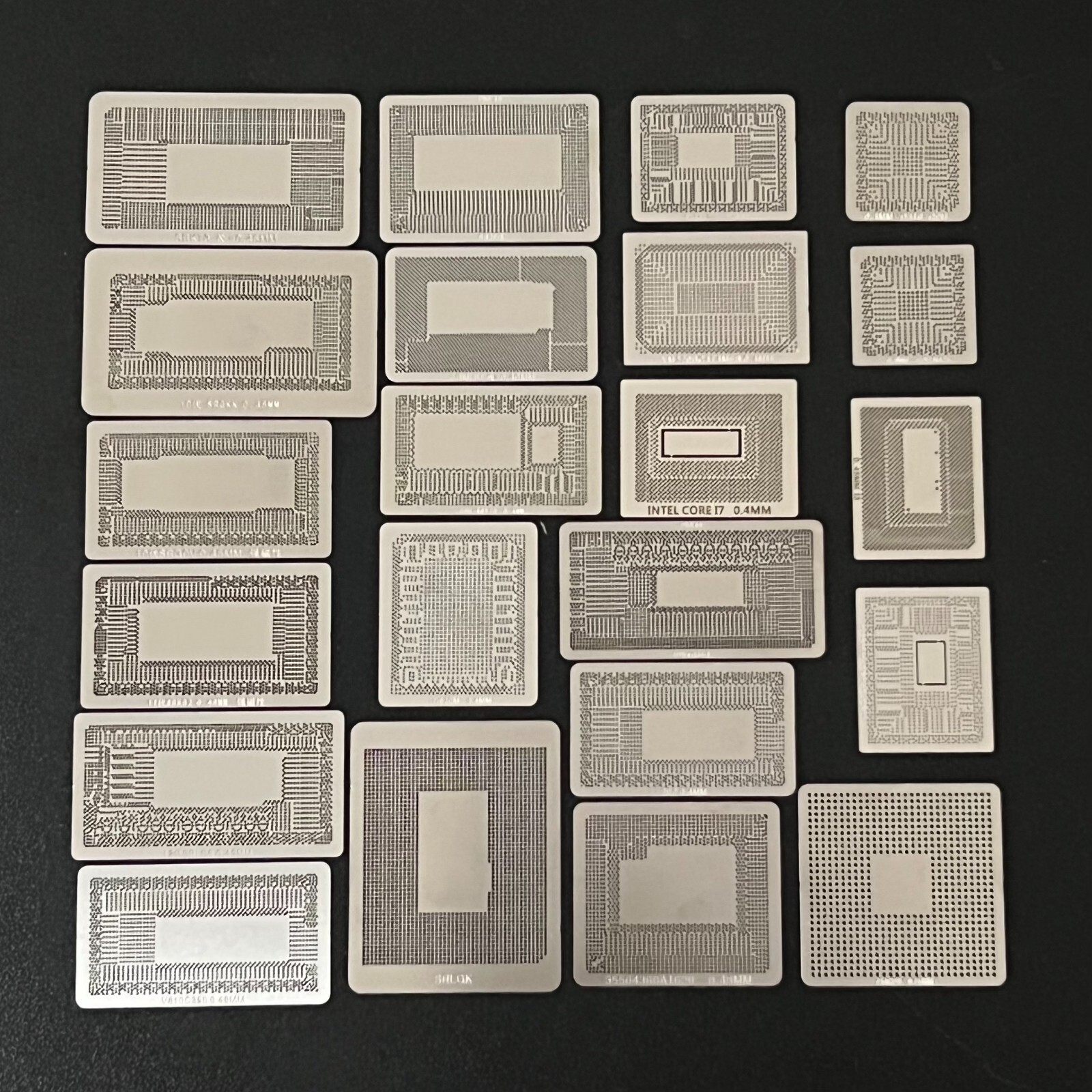 YM3500C4T4MFG YM3700C4T4MFG 100-000000508 100-000000994 BGA1140 Laser Stencil