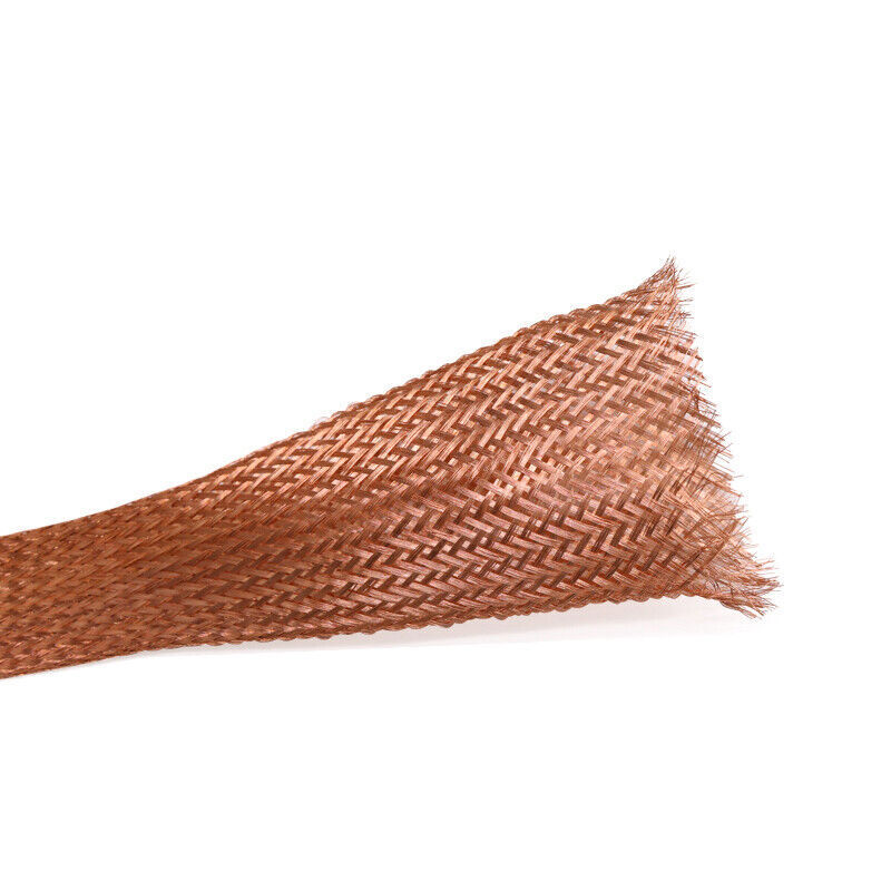 2mm-28mm Copper Braided Sleeve Sheath Screening Signal Wire Cable Audio Shielded