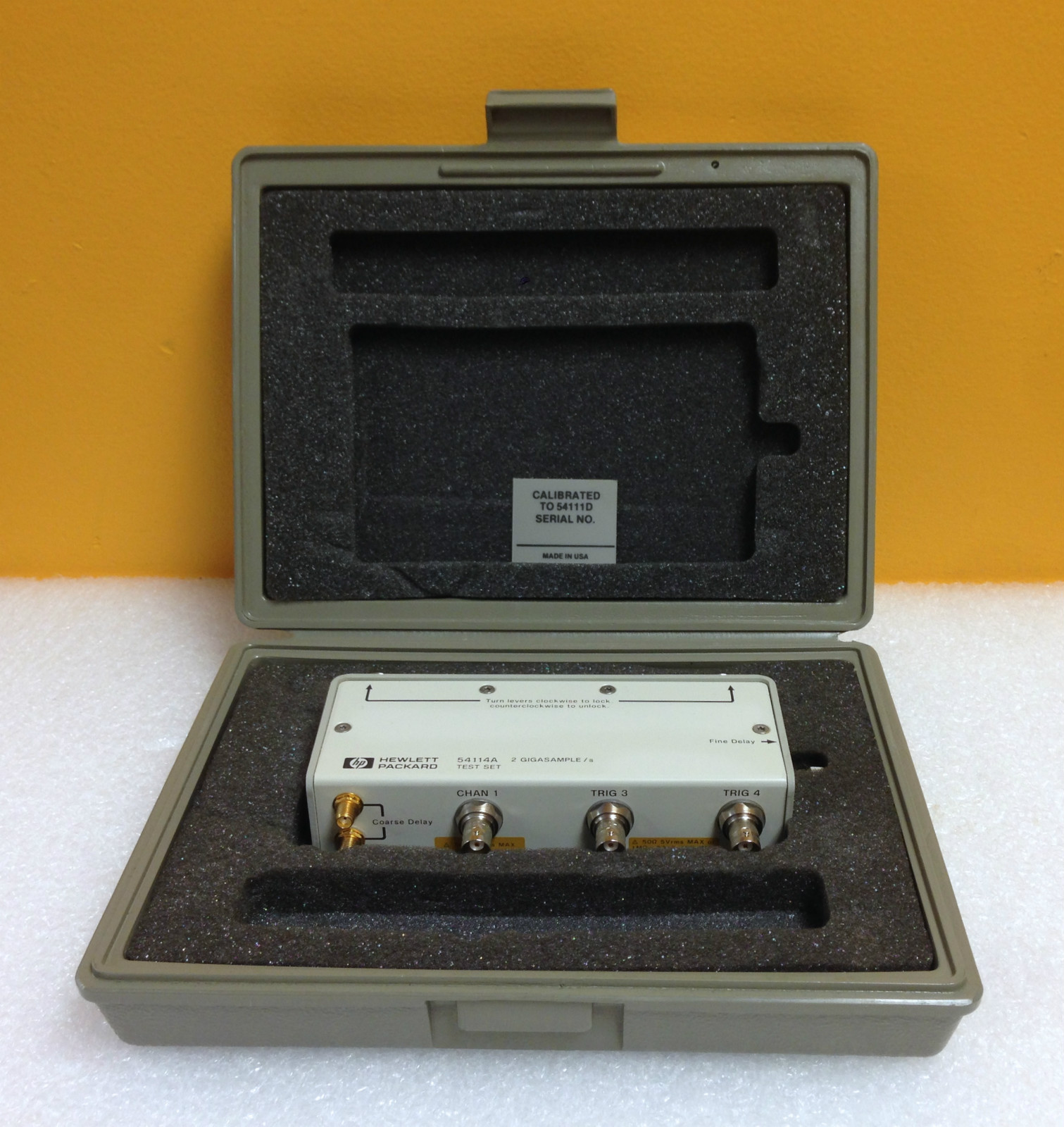 HP / Agilent 54114A 2 GSa/s Test Set. For HP 54100 Series Oscilloscopes. Tested!