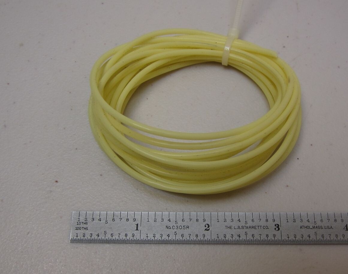 Teflon (PTFE) Spaghetti Sleeving Yellow 16 AWG, Gauge 10 feet NEW