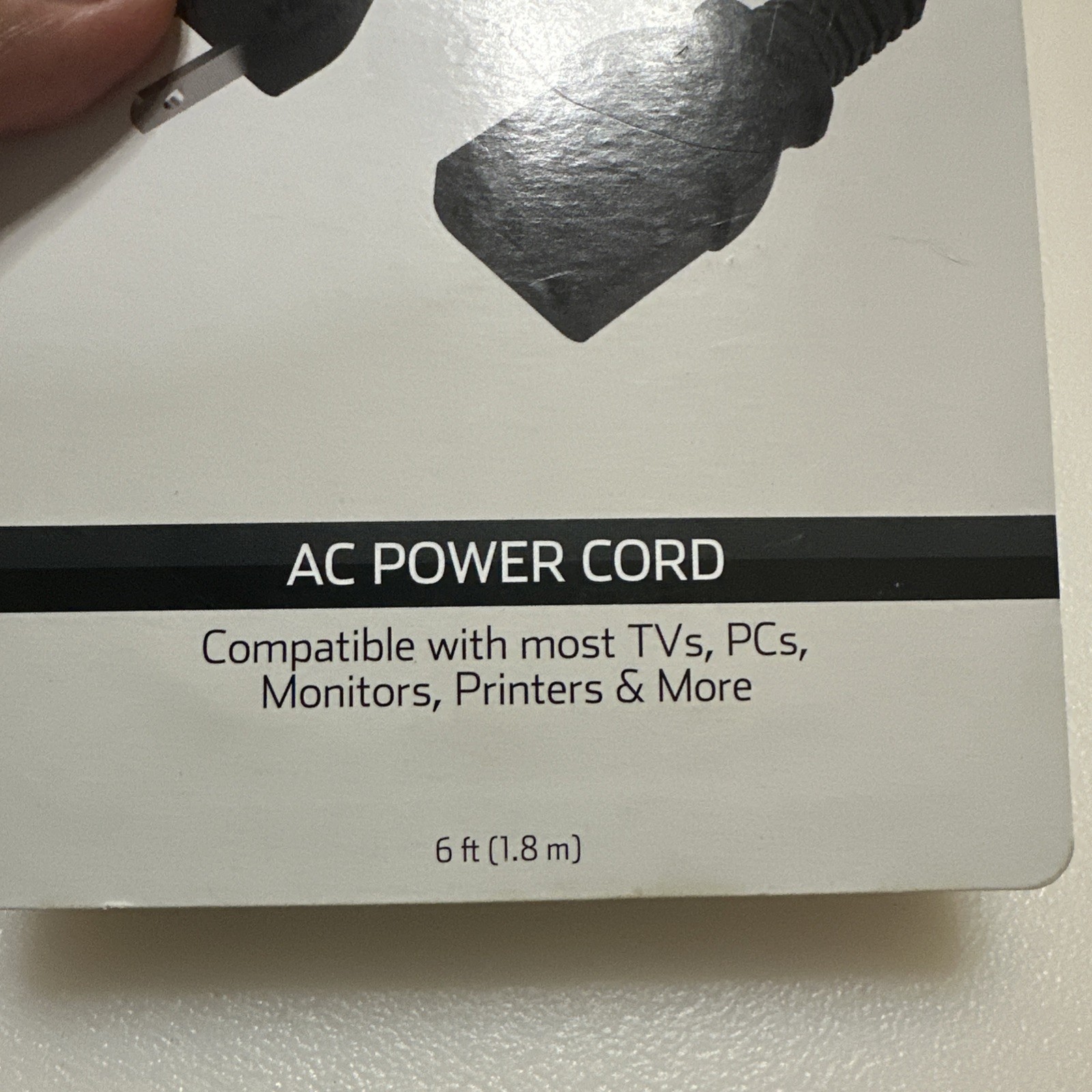 AC Power Cord Standard PC Computer Monitor Desktop Cable 6FT 3 Prong Plug