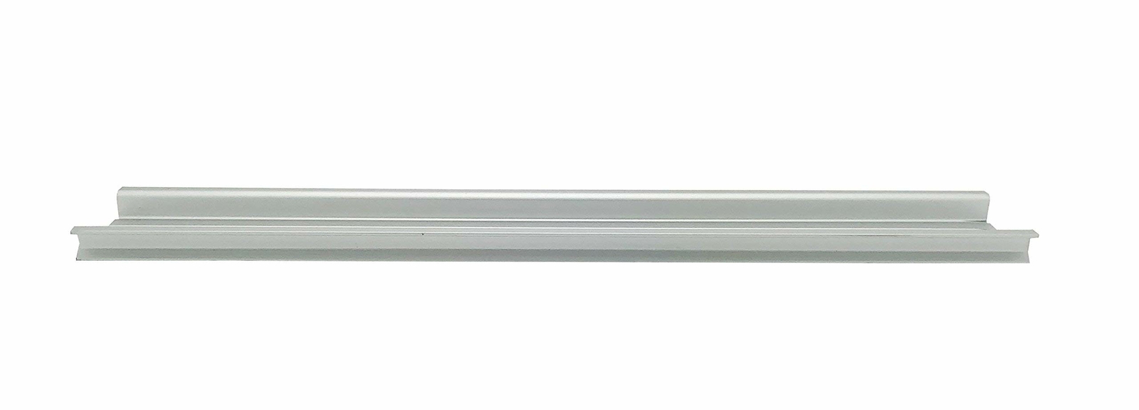 Electrodepot Slotted Aluminum DIN Rail, 35mm x 8in, Silver – 4 Pack