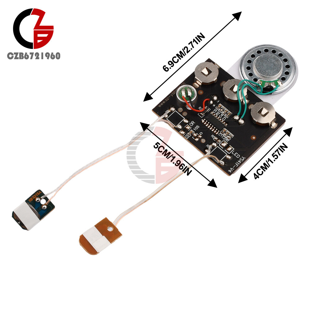 1-5PCS 30s Recordable Music Sound Voice Module for DIY Card Music Box w/ Speaker