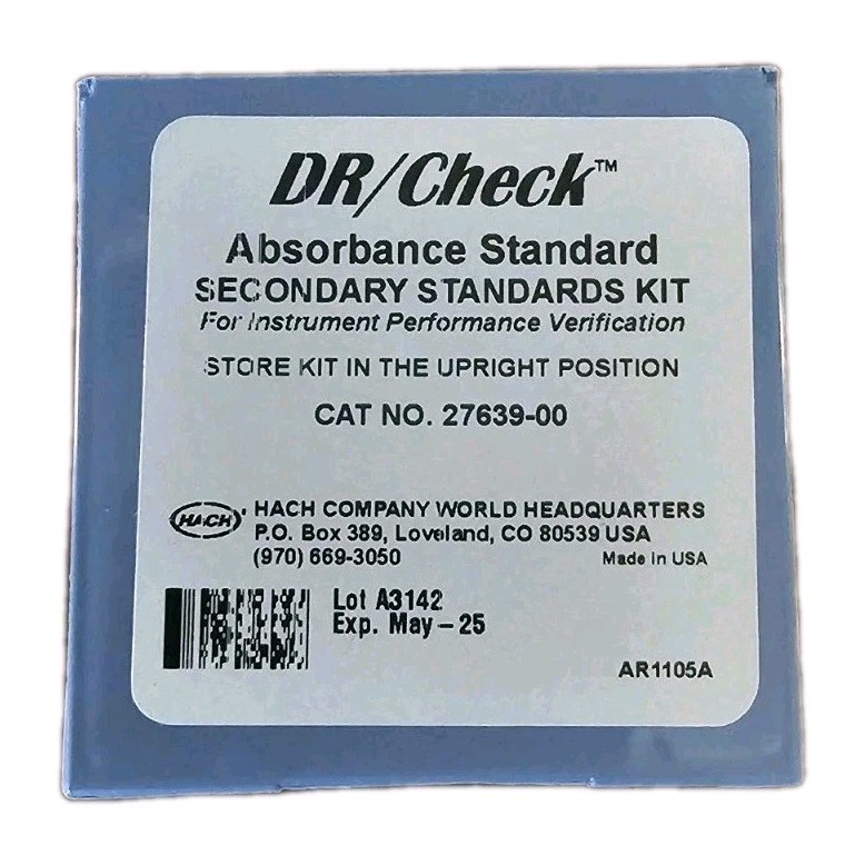 DR Check 27639-00 Absorbance Standard Secondary Standards Kit HACH 2763900