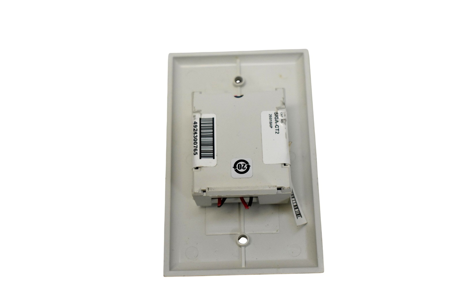 Signaling SIGA-CT2 Fire Alarm Input Module Wall Plate Sub-Assembly
