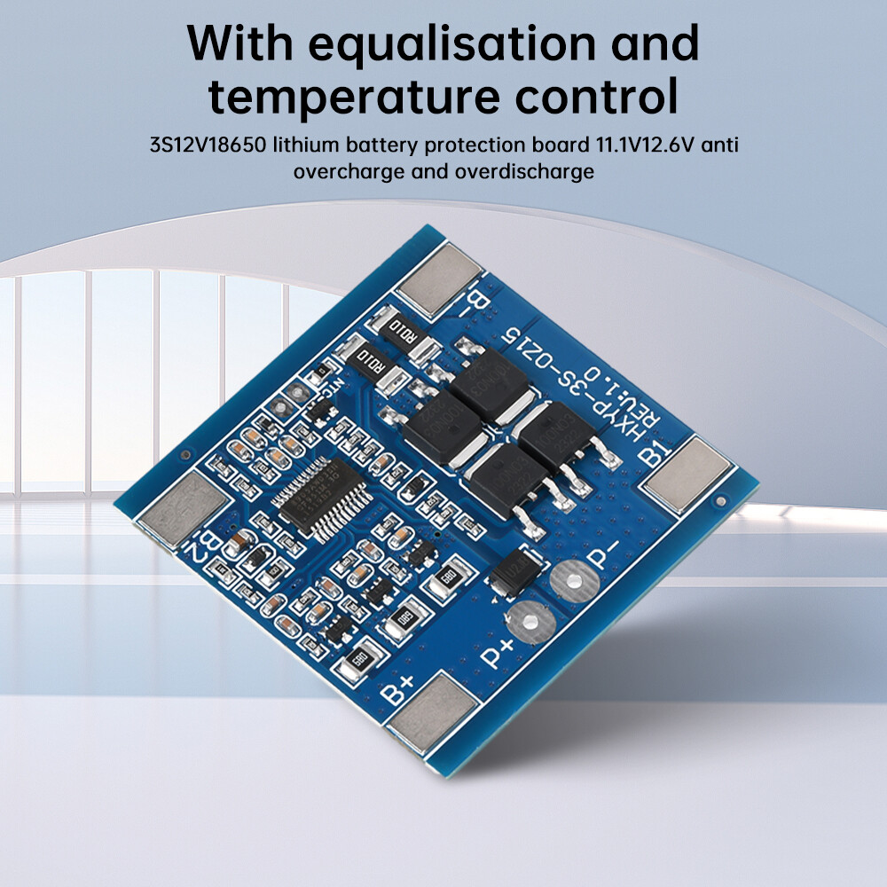 3S 12V 15/20/25/30A 18650 Lithium Battery Protection Board 11.1V 12.6V Balanced