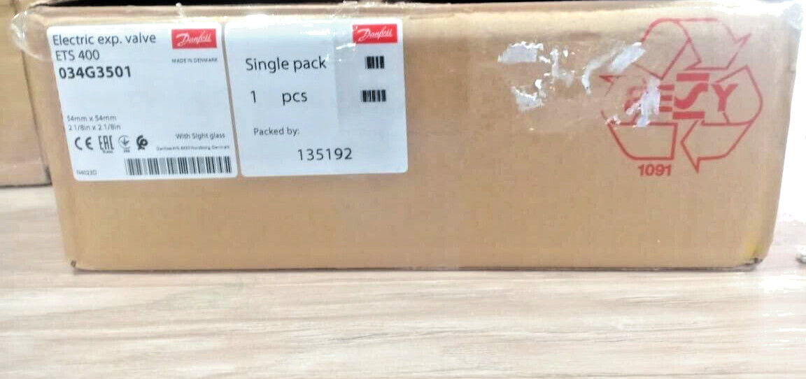 1PC ETS 400 034G3501 DANFOSS Electric expansion valve- Brand New