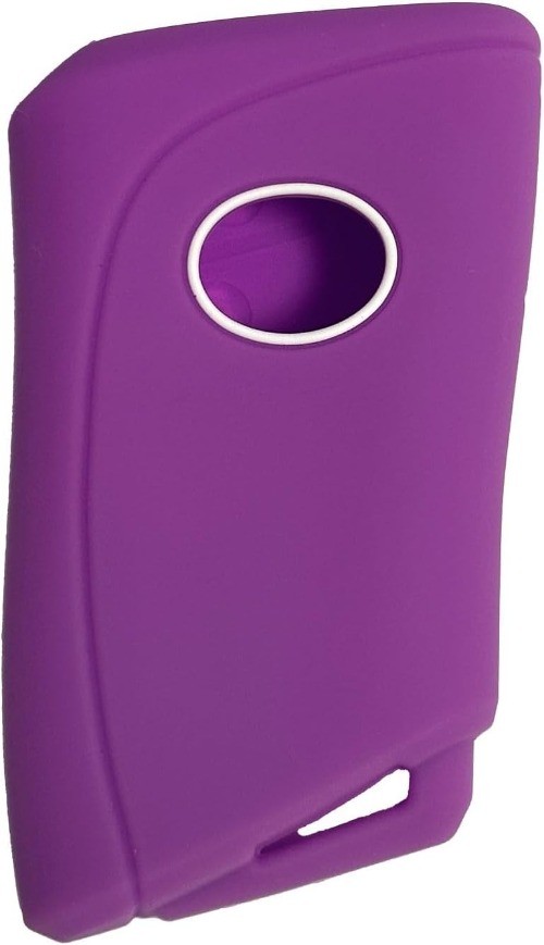 Silicone Key Fob Cover with 4 Buttons for 2018-2024 Lexus 500 50 Color: Purple