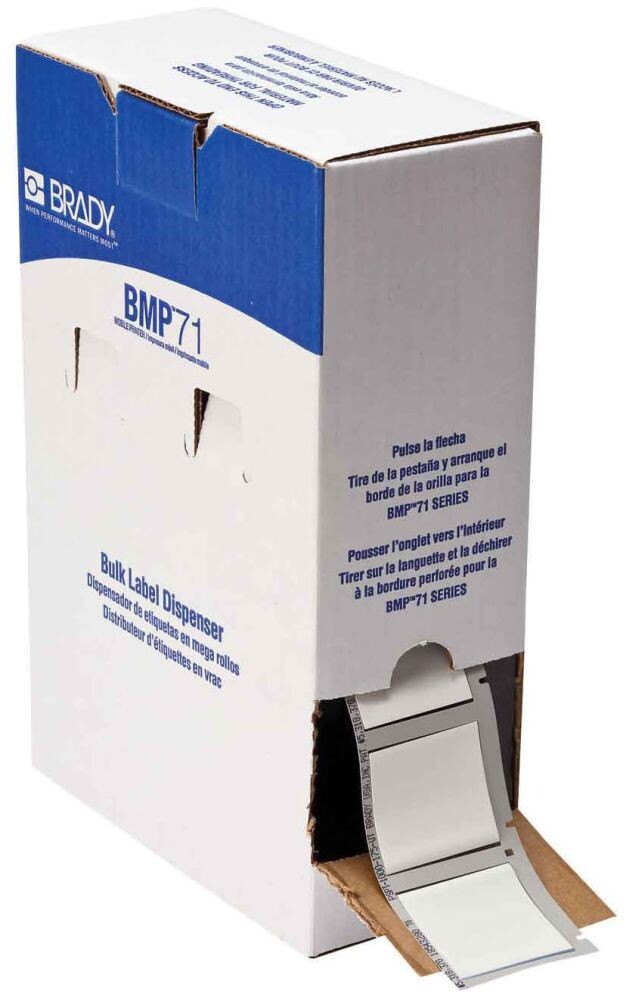 Brady BM71-1000-175-342, Heat Shrink, Wire and Cable Label (500 per Roll), 1pc