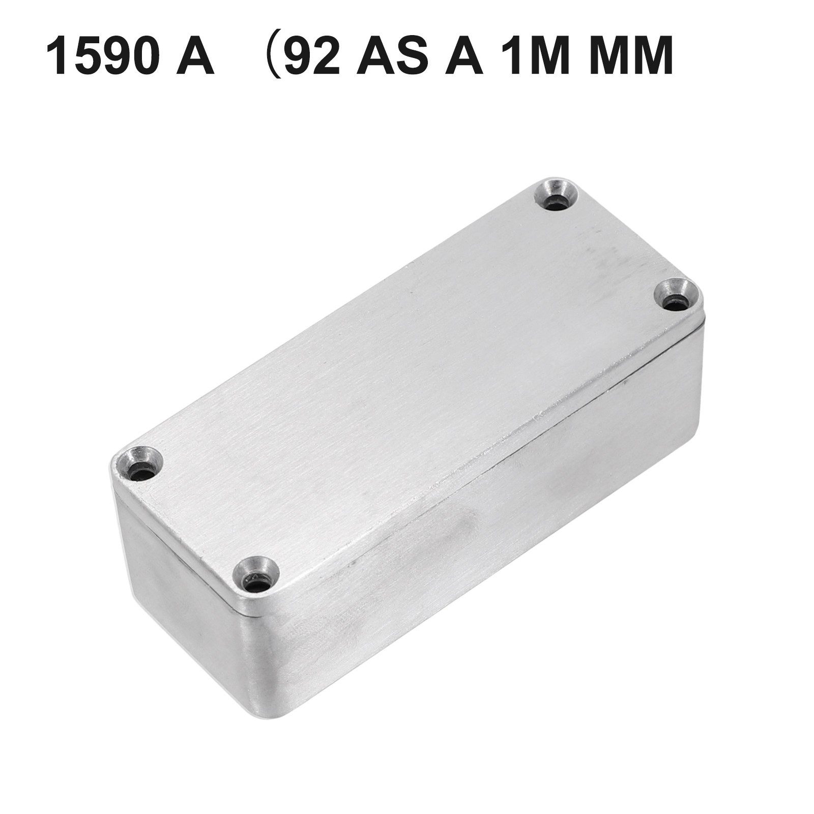 Silver Aluminum Box for Electric Instruments Industrial Metal Enclosure
