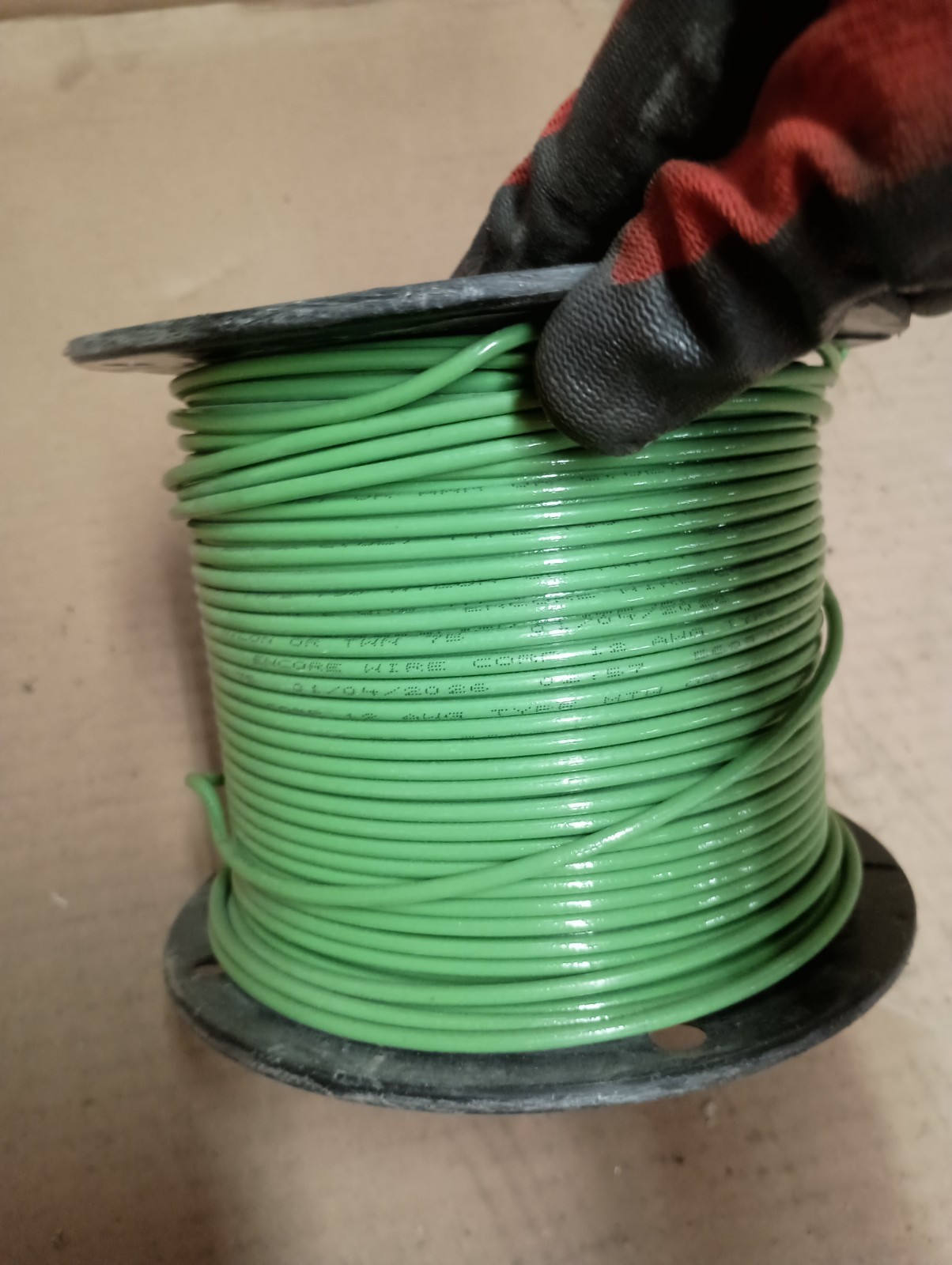 12 AWG Copper Stranded Wire 450′ FT Roll THHN/THWN 600 Volt UL Listed – Green