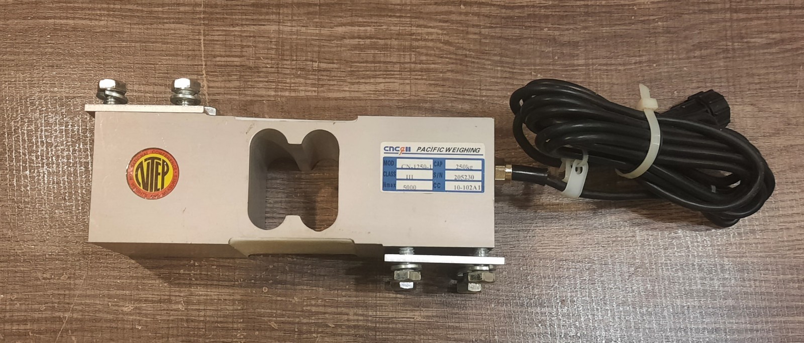CNC ll Pacific Weighing CN-1250-1, 250kg Load Cell