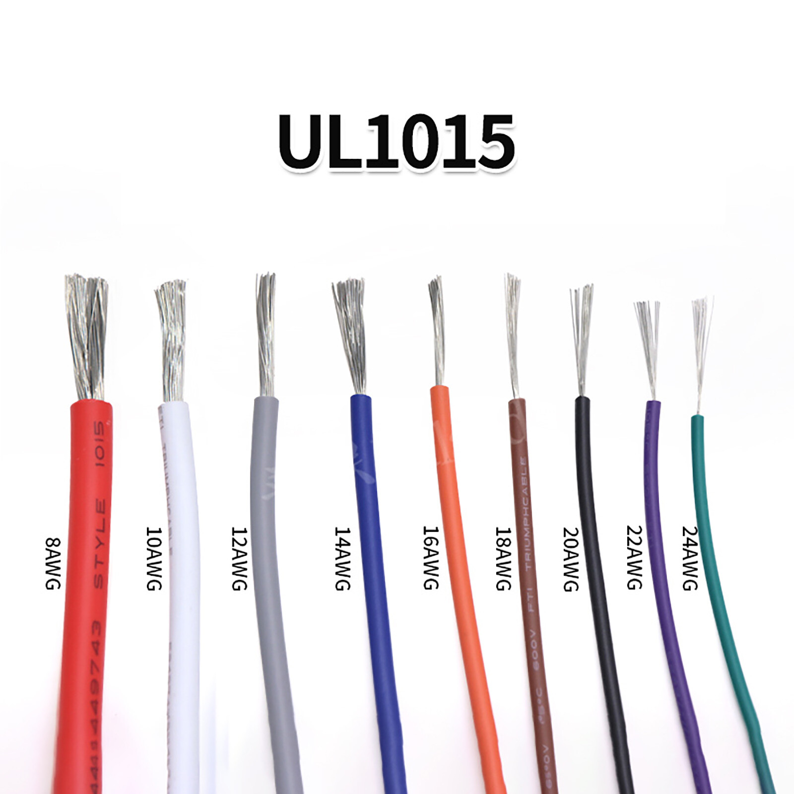 16AWG PVC Electronic Cable Tinned Copper Stranded Wiring 600V High TEMP 105℃