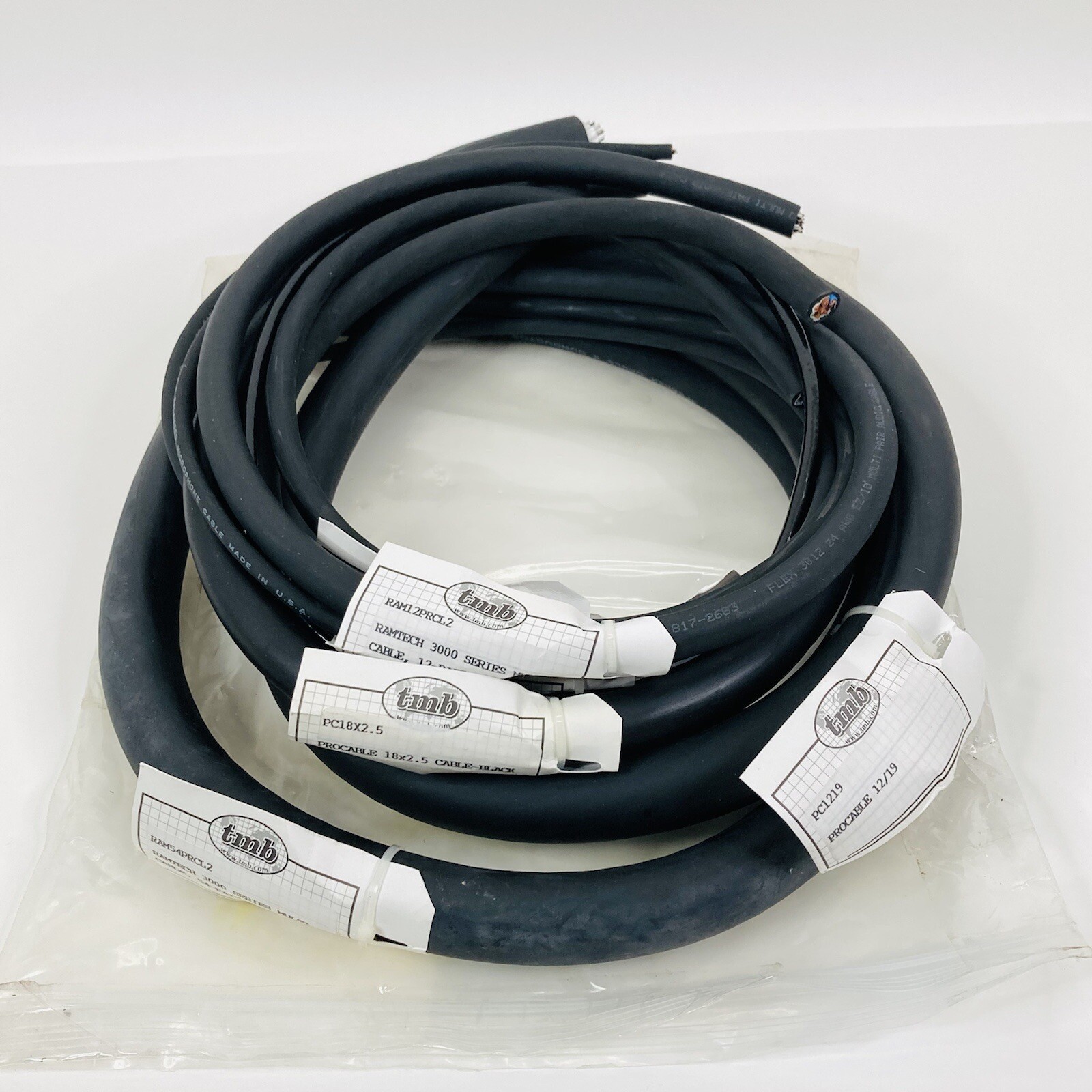 TMB Cables Pro Series Cable 36” Sections 9-Cables Ram-Tech 3000 Proplex Cat 5e