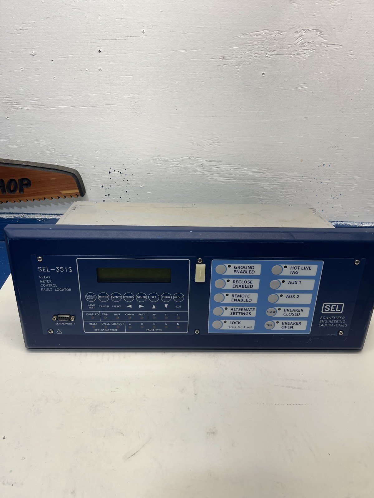 Schweitzer SEL-351S Relay Meter Control Fault Locator