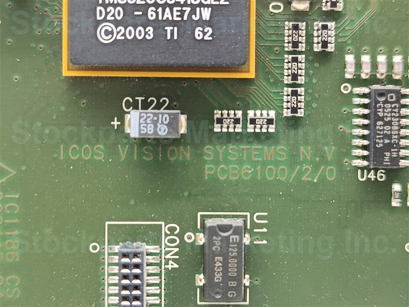 ICOS Vision Systems PCB6100/2/0 MVS6100/2/0/3 Board w/ MVS6500/1/0/2 Fast Ship