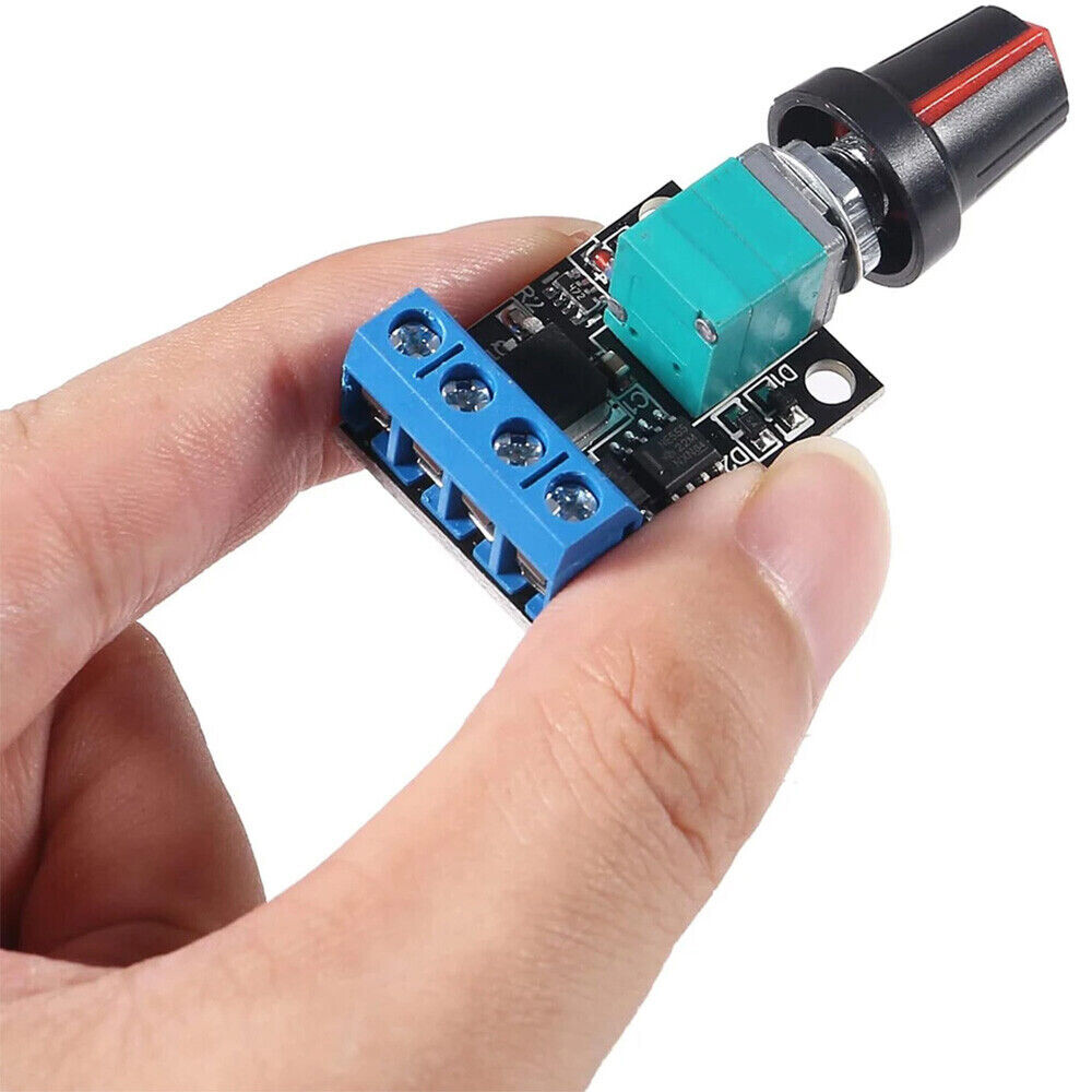 5X DC Motor Speed Controller PWM Adjustable 5V-12V 10A LED Brightness Regulator