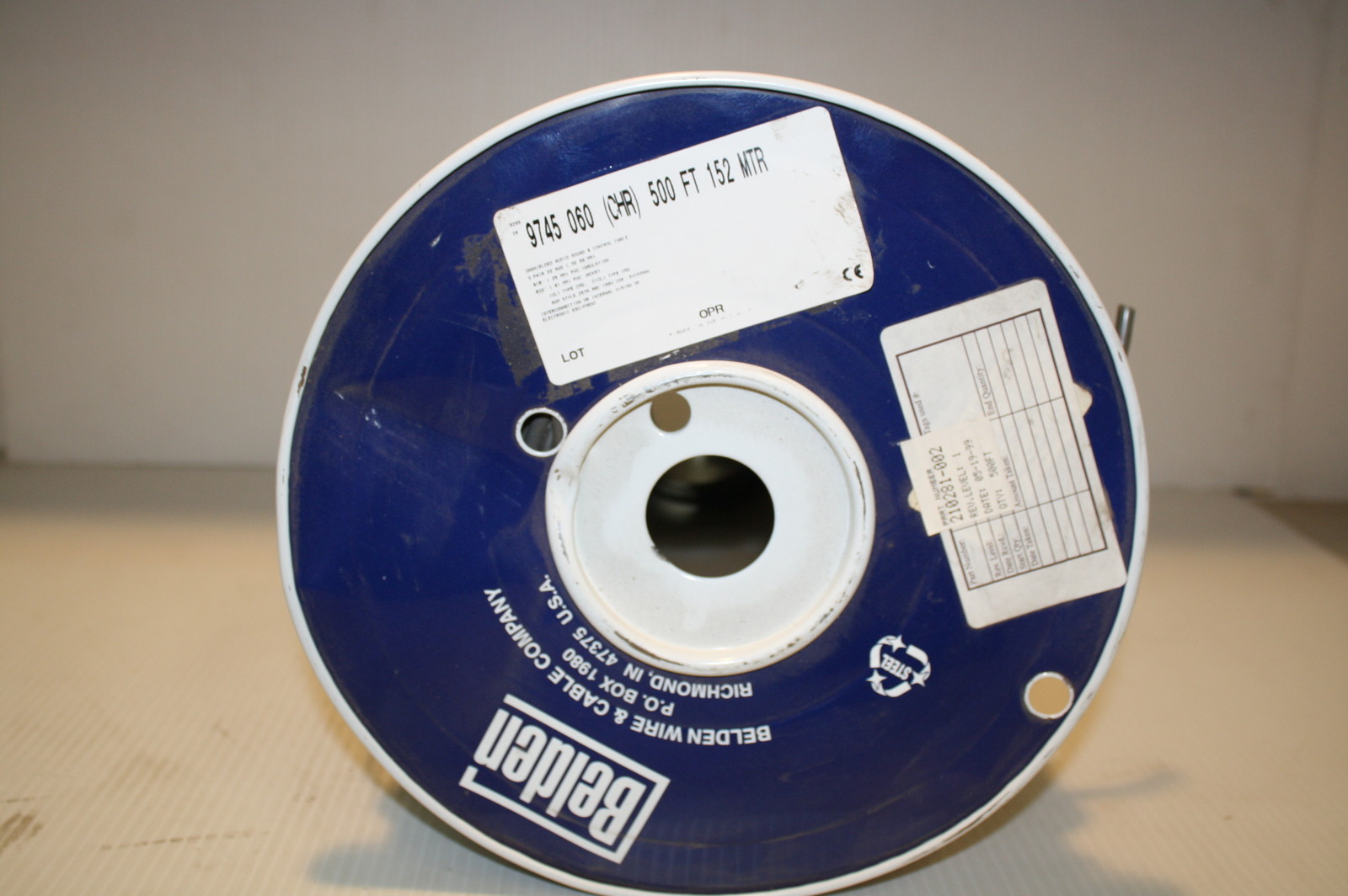 BELDEN 9745 060 CABLE UNSHLD MULTIPR 3PR 22AWG 300V sold by the foot