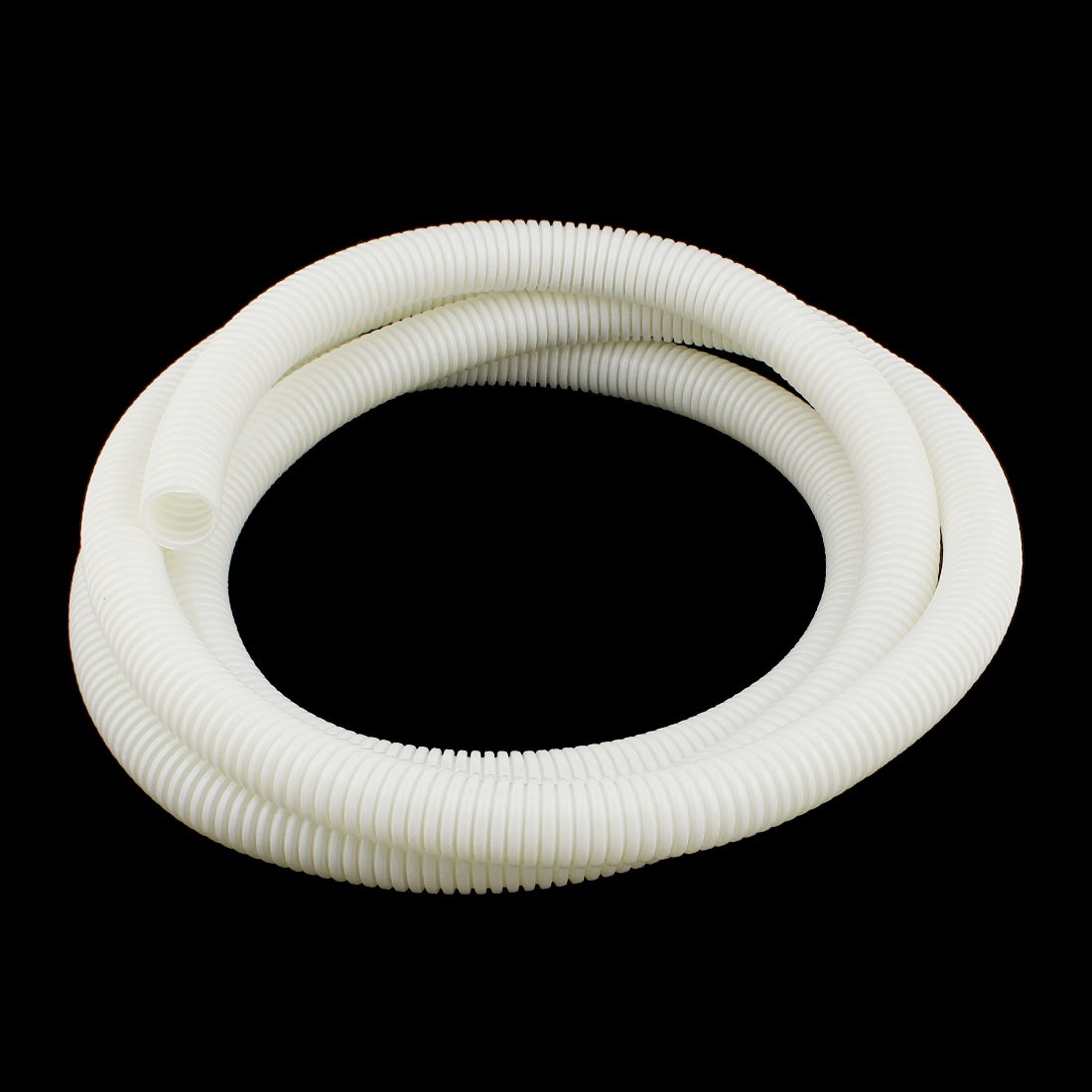 2.5 M 20 x 25 mm Plastic Corrugated Conduit Tube for Garden,Office White