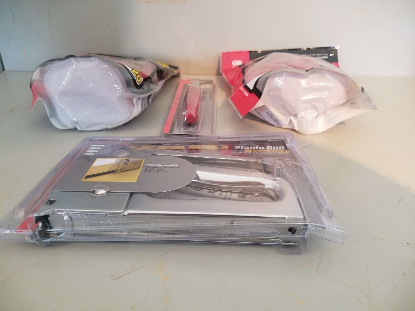 Variety Value Pack (4) MultiCable Staple (2 Bags), Staple Gun, Voltage Tester
